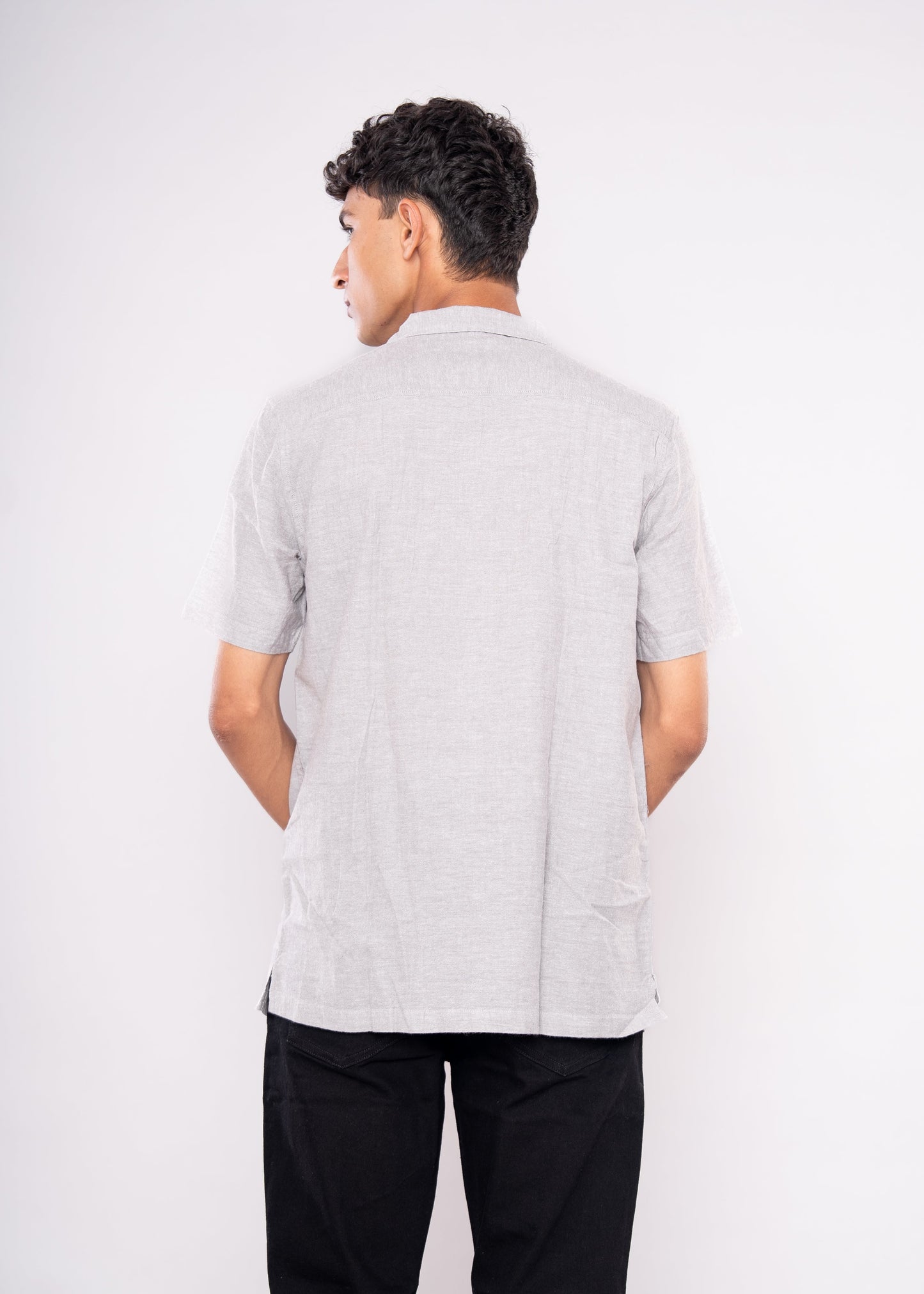 Grey Half sleeve Shirt