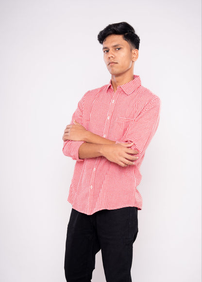 Red Checks Shirt