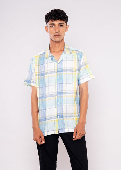 Light Green Checks Shirt - HIPCASTLE