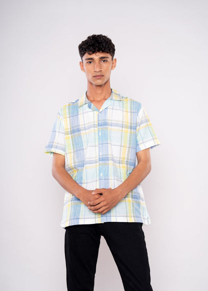 Light Green Checks Shirt - HIPCASTLE