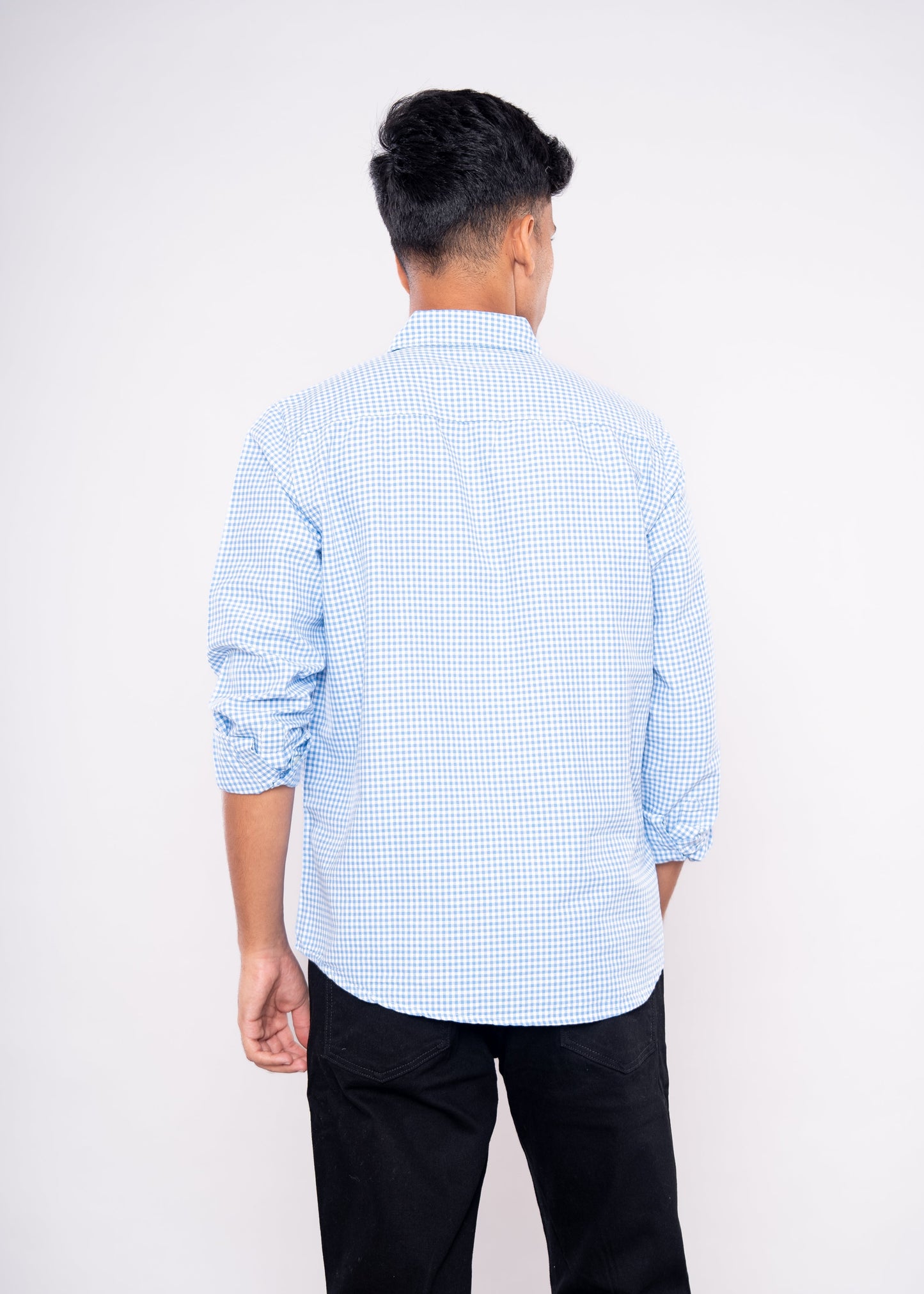 Light Blue Checks Shirt
