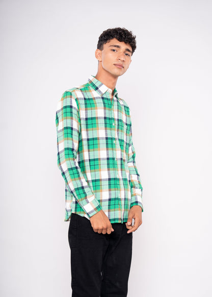 Green Plaid Shirt