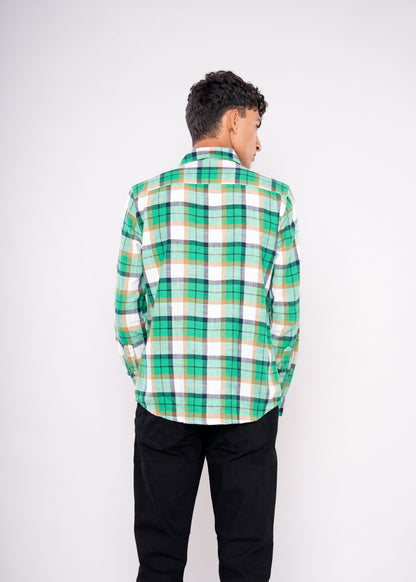 Green Plaid Shirt