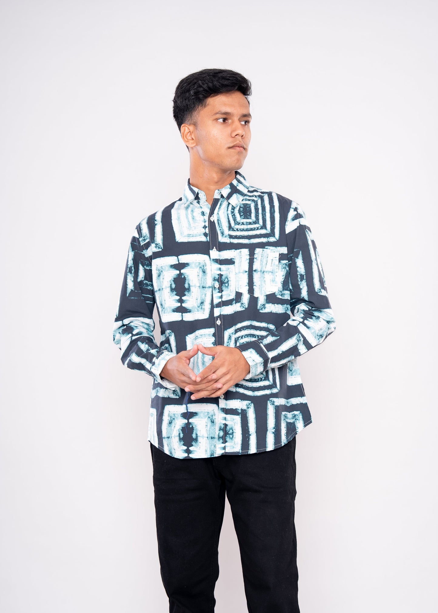 Square Abstract Shirt - HIPCASTLE