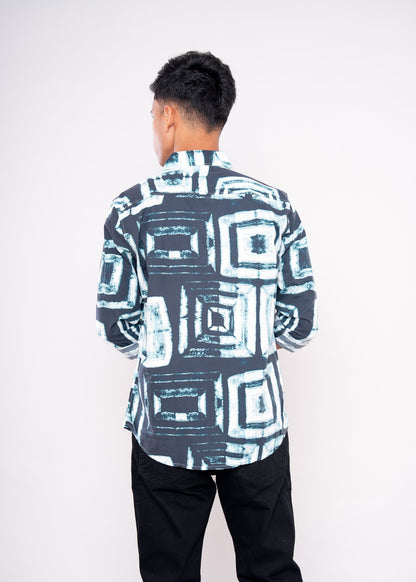 Square Abstract Shirt - HIPCASTLE