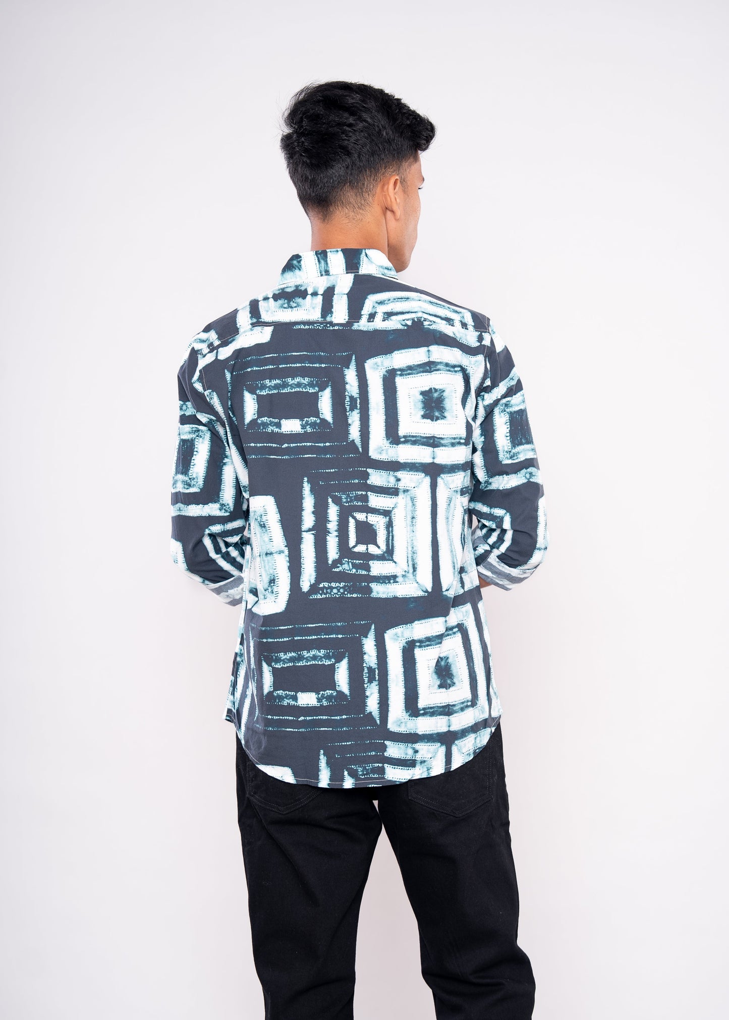 Square Abstract Shirt - HIPCASTLE