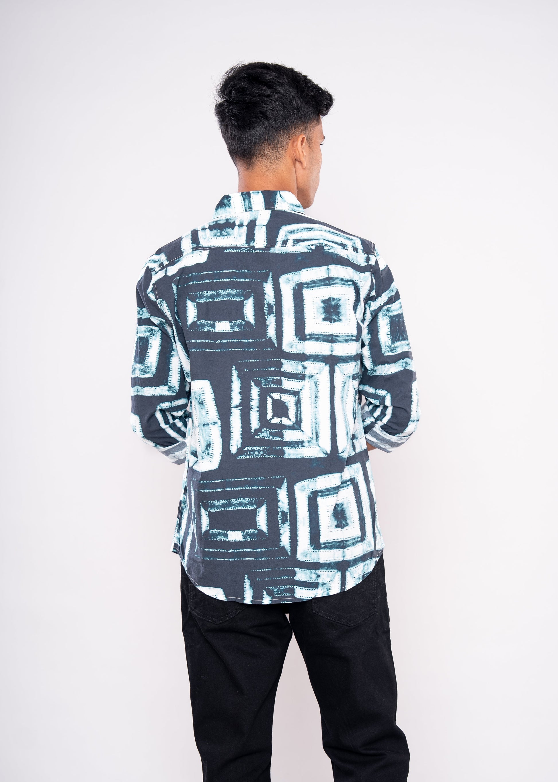 Square Abstract Shirt - HIPCASTLE