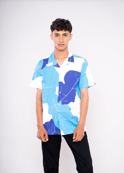 Multi Blue Spread Shirt - HIPCASTLE