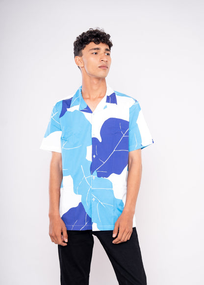 Multi Blue Spread Shirt - HIPCASTLE