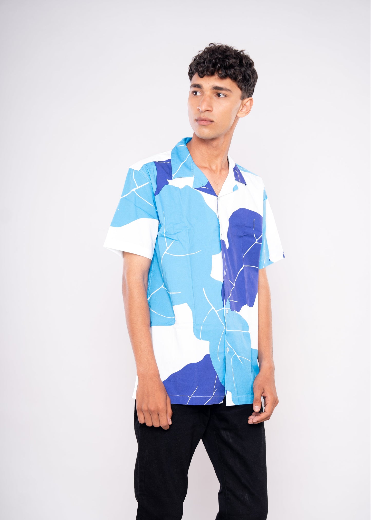 Multi Blue Spread Shirt - HIPCASTLE