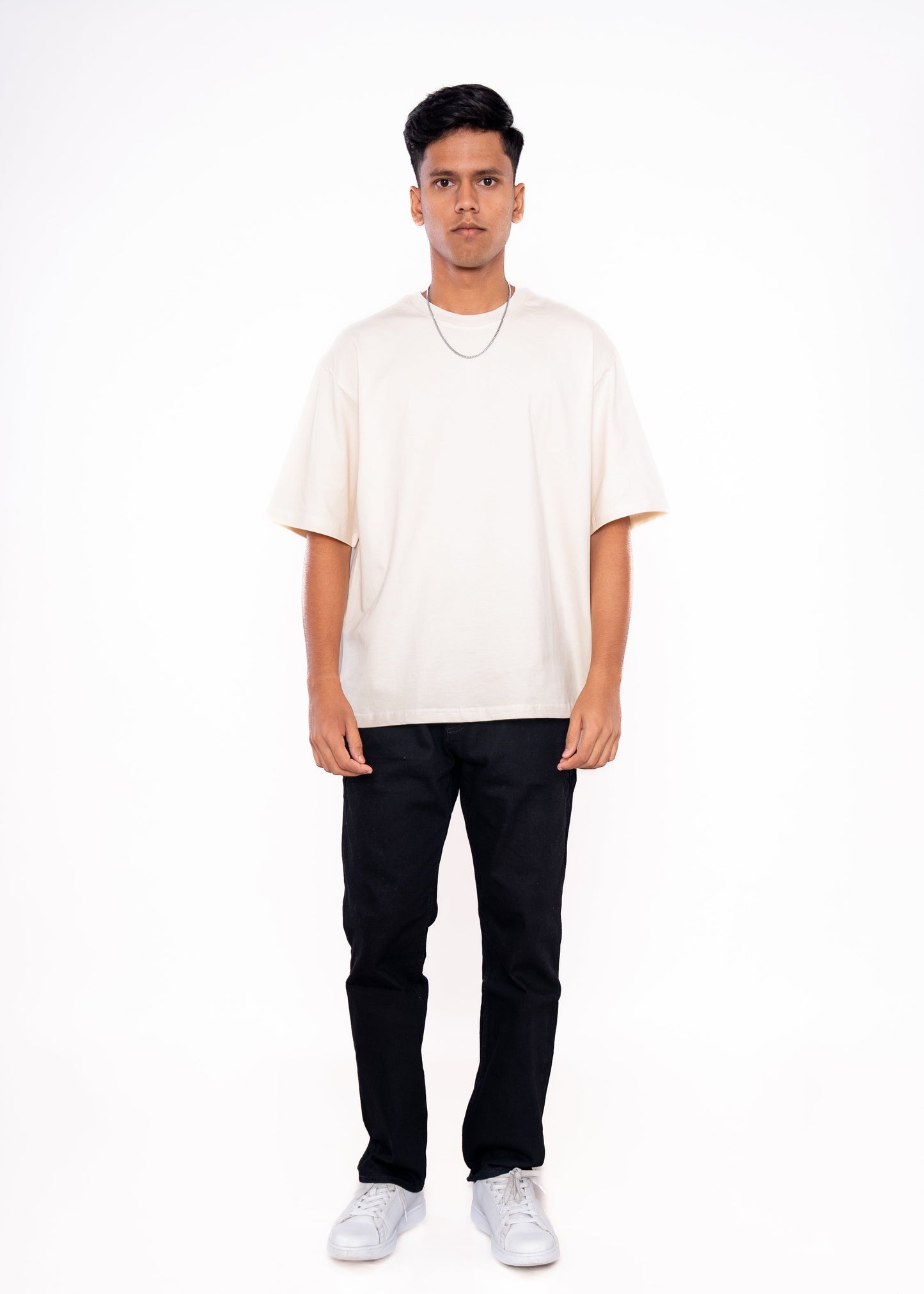 Off White Relaxed Fit T-Shirt