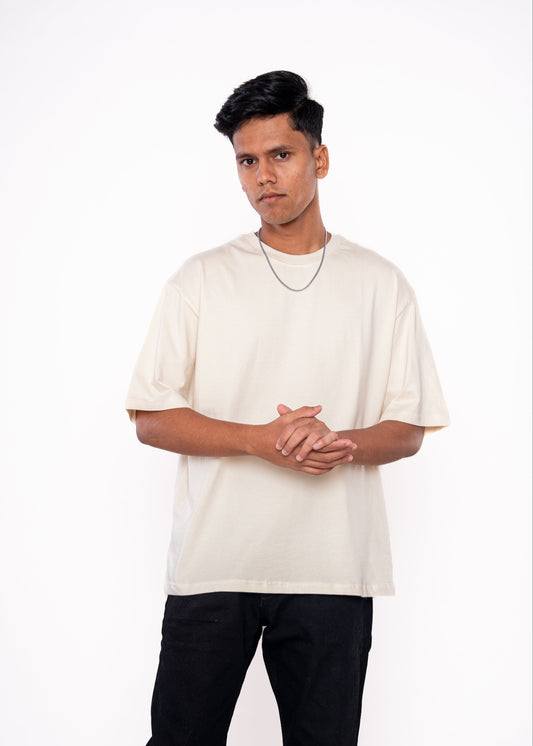 Off White Relaxed Fit T-Shirt